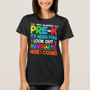 Camiseta Tão Longo Pré-Jardim Infantil Aqui Eu Vim Graduaçã