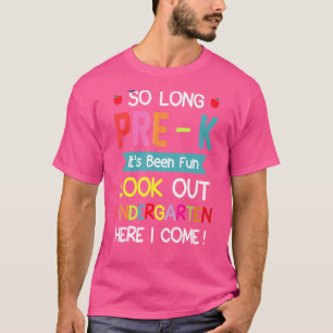Camiseta Tão Longo Prek Olhe O Jardim De Infância Aqui Eu V