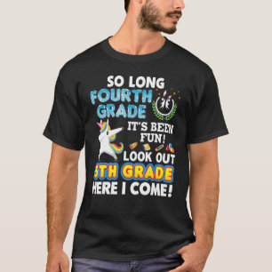 Camiseta Tão Longo Que 4º ano Olhe 5 Aqui Eu Vim Último Da