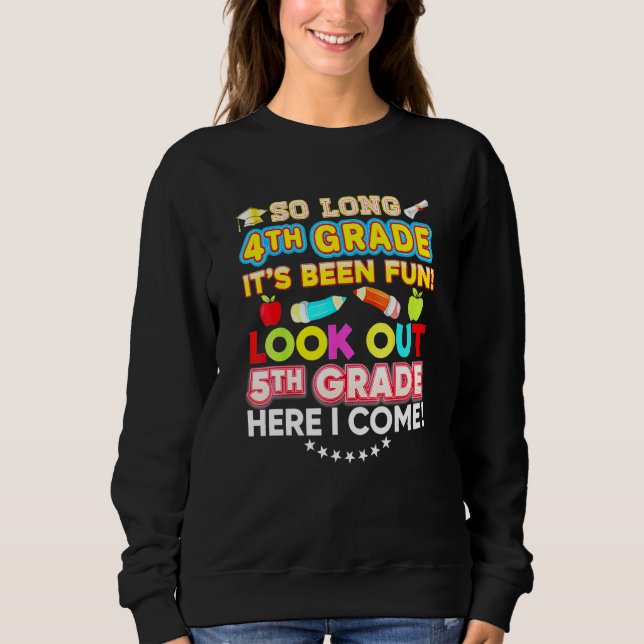 Camiseta Tão Longo Que 4º ano Olhe 5 Aqui Eu Vim Último Da (Frente)