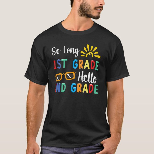 Camiseta Tão Longo Que Formando De segundo Para Professores (Frente)