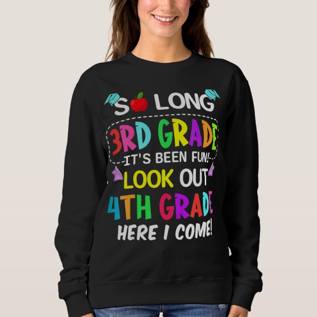 Camiseta Tão longo que o 3º ano do 4º ano aqui eu venho do  (Frente)