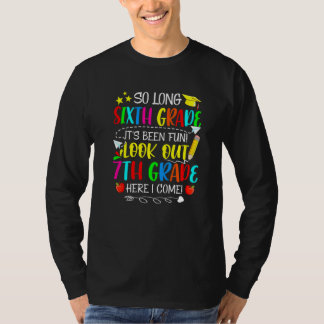 Camiseta Tão Longo Que O Sexto Grau Olha O 7