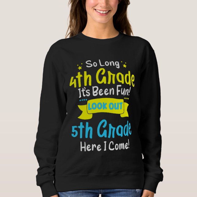 Camiseta Tão Longo Quinto Ano Aqui Eu Vim 5 Gradu Crianças  (Frente)