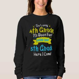 Camiseta Tão Longo Quinto Ano Aqui Eu Vim 5 Gradu Crianças