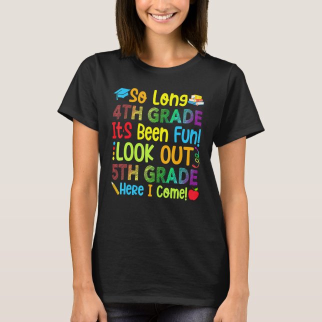 Camiseta Tão Longo Quinto Grau, Cuidado Com 5 Aqui Eu Vim 1 (Frente)