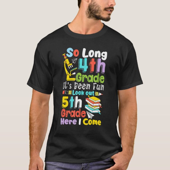 Camiseta Tão Longo Quinto Grau de 5 aqui Eu Vim Graduação (Frente)