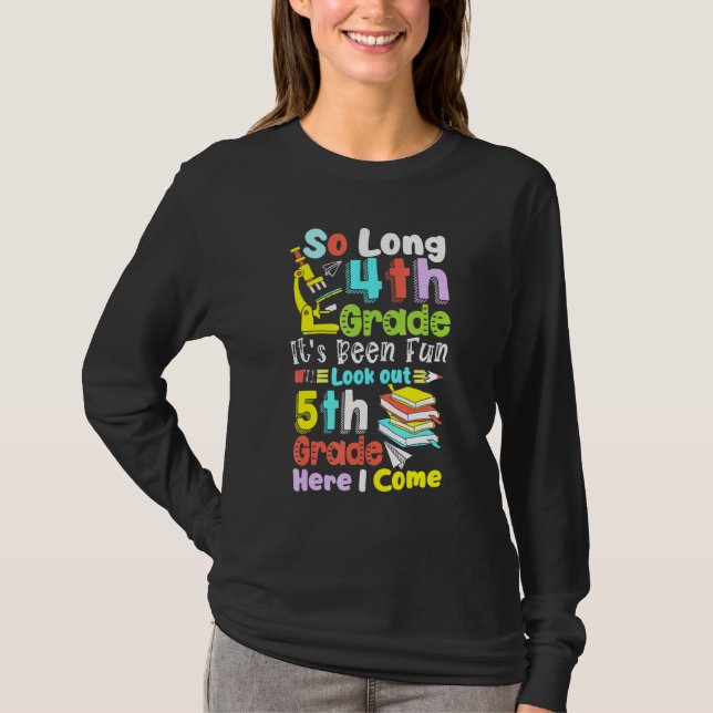 Camiseta Tão Longo Quinto Grau de 5 aqui Eu Vim Graduação (Frente)