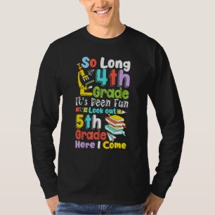 Camiseta Tão Longo Quinto Grau de 5 aqui Eu Vim Graduação