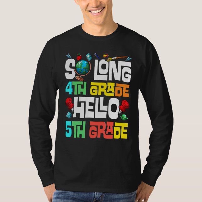 Camiseta Tão Longo Quinto Grau de Alô, 5, Aqui Vim Formando (Frente)
