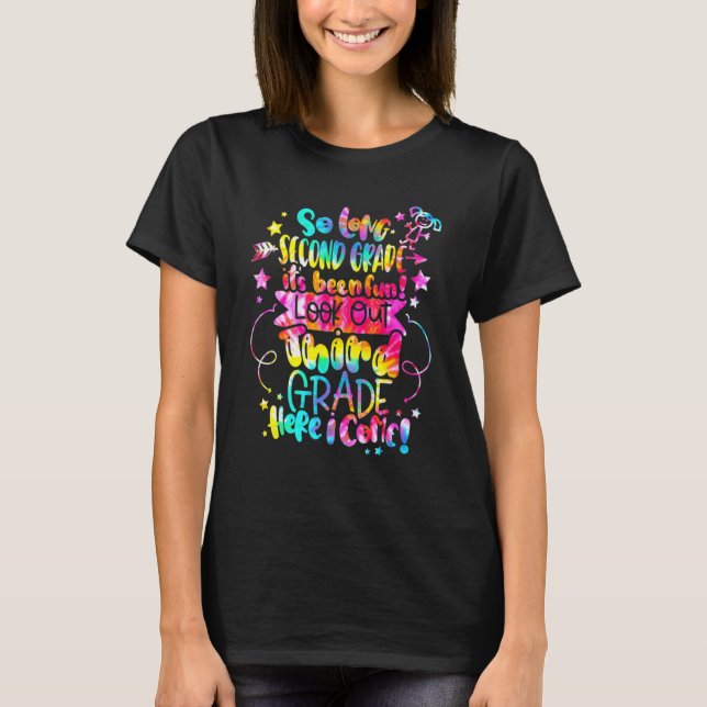 Camiseta Tão Longo Segundo Grau Cuidado Terceiro Grau Aqui  (Frente)