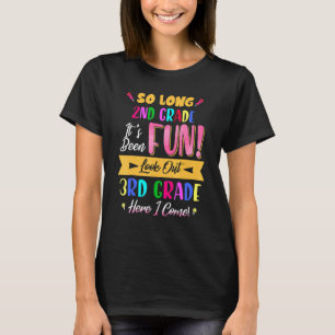 Camiseta Tão Longo segundo Olhe O 3º Ano Aqui Eu Virei 5