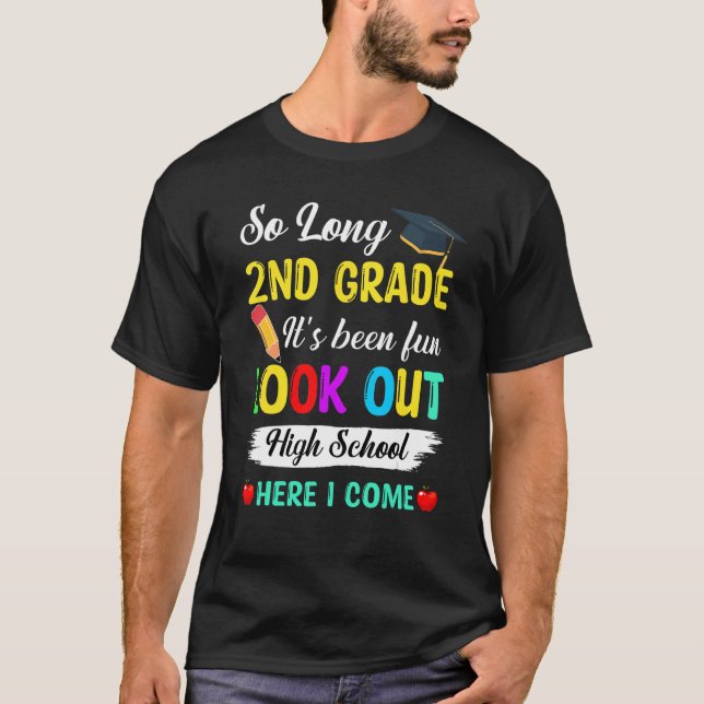 Camiseta Tão Longo segundo Olhe O Segundo grau Aqui Eu Vim (Frente)
