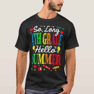 Camiseta Tão Longo Verão do 4º ano do Alô no último dia da