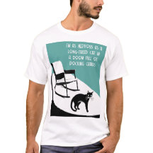 tão nervoso quanto um gato de cauda longa