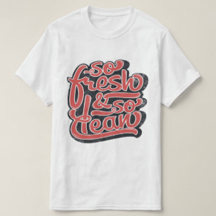 Camiseta Tão Novo, Tão Limpo, Vermelho