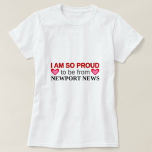 Camiseta Tão orgulhoso ser da NOTÍCIA de NEWPORT