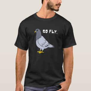 Camiseta Tão Voador Pombo Corrida Aves Observando Pombo