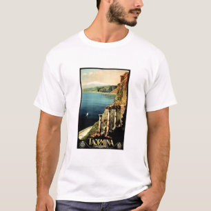 Camiseta TAORMINA ITALIA Sicília Antiga Itália ENIT Viagem