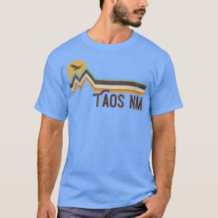 Camiseta Taos Novo México 70 e 80 anos Distrito de Vintage