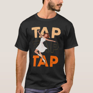 Camiseta Tap Dançarino Dançarino Jazz Dançarino Tap Dançari