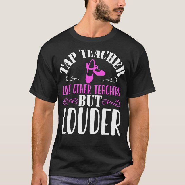 Camiseta Tap Dance Professora Dançando (Frente)