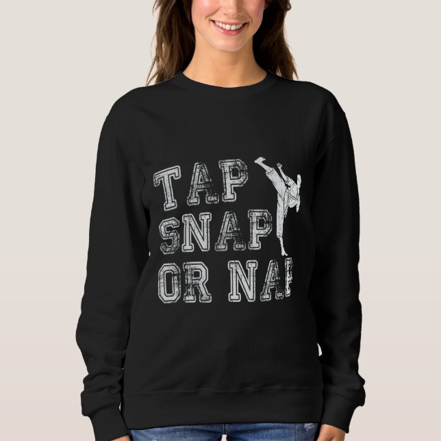 Camiseta Tap Snap Or Nap  Bjj Brazilian Jiu Jitsu 1 (Frente)