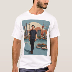 Camiseta Tapeçaria Cruzada: Progresso, Patrimônio e Estrada