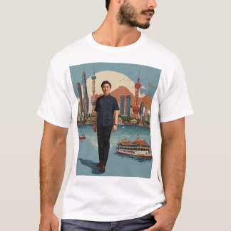 Camiseta Tapeçaria Cruzada: Progresso, Patrimônio e Estrada