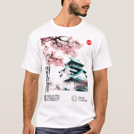 Camiseta Tapeçaria da Natureza: A Essência do Japão Eterno
