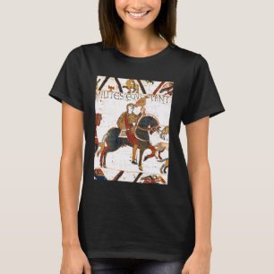 Camiseta Tapeçaria de Bayeux Cena 2 Cavalos Inglaterra Angl