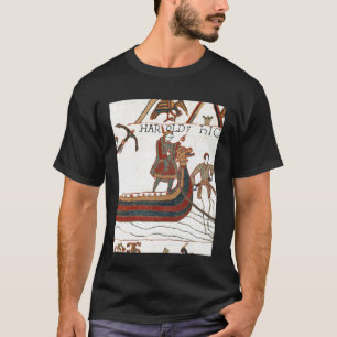 Camiseta Tapeçaria de Bayeux Harold Godwinson Inglaterra An