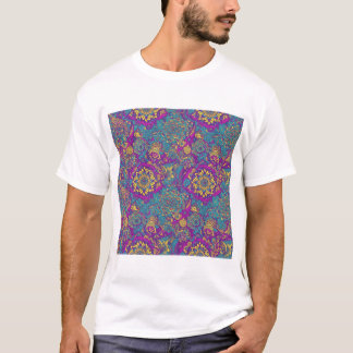 Camiseta Tapeçaria Paisley Bloom – Fusão Floral Vibrante