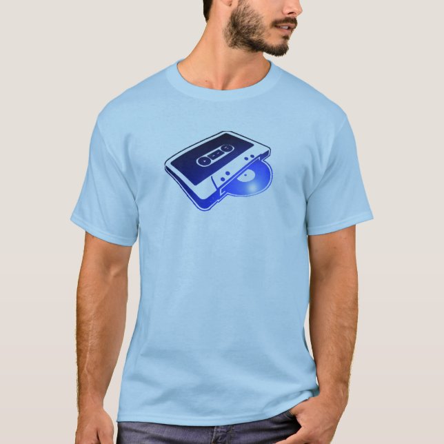 Camiseta Tape'n'Record azul (Frente)