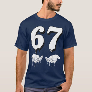 Camiseta Tapete Cool Si Seven 6 7 Meme Gen Alpha Gíria Fant