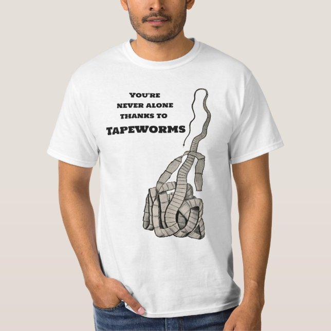 Camiseta Tapeworm E Você (Frente)