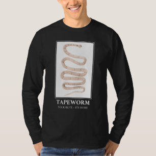 Camiseta Tapeworm Seu Bumbum está em casa