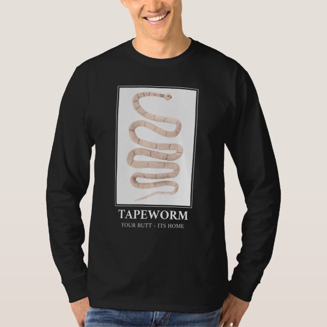 Camiseta Tapeworm Seu Bumbum está em casa (Frente)