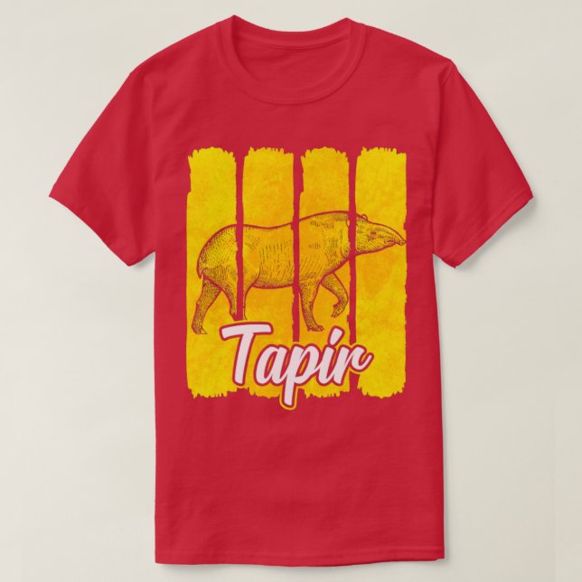 Camiseta Tapir Animal (Frente do Design)