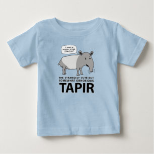 Camiseta Tapir engraçado e bonito mas obnóxio