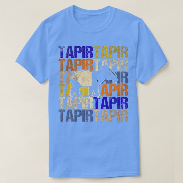 Camiseta Tapir Malaio 2 (Frente do Design)
