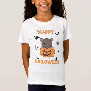 Camiseta Tapir No Feliz Dia Das Bruxas De Pumpkin Cute Tapi
