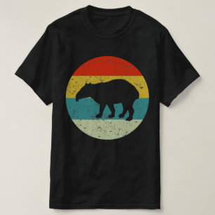 Camiseta TAPIR — silhueta de vintagem retrô 70 anos