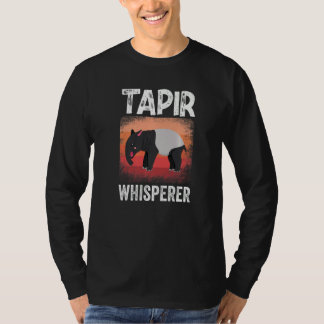 Camiseta Tapir Whisperer Mammal From South America Wildlife