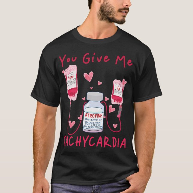 Camiseta Taquicardia Er Icu Nicu Rn Enfermeiro (Frente)