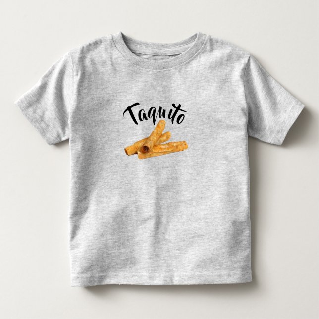 Camiseta Taquito Pequenas Crianças de Taquito Texmex Famíli (Frente)