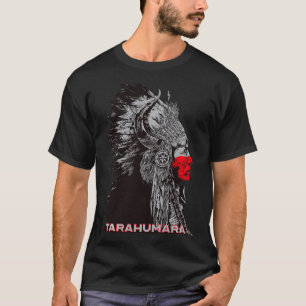 Camiseta Tarahumara, mexicano índio, chefe vencedor