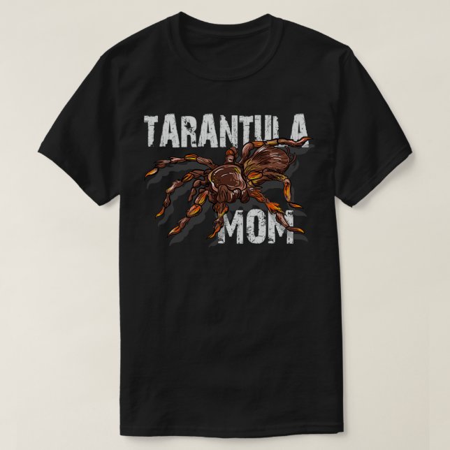 Camiseta Tarantula Mamãe Spider Sobrevoando Presente Tarant (Frente do Design)