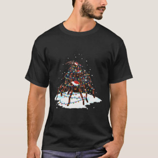 Camiseta Tarantula Papai noel Árvore de Natal
