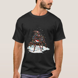 Camiseta Tarantula Papai noel Árvore de Natal